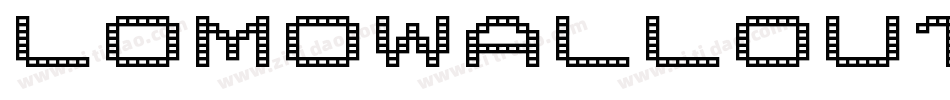 LomoWallOutline LT Std 100字体转换